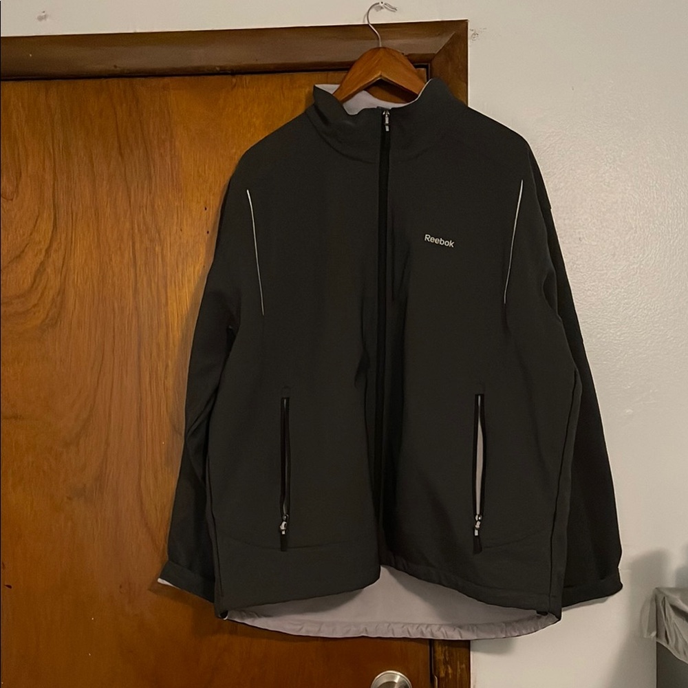 Reebok Gray Fleece Jacket